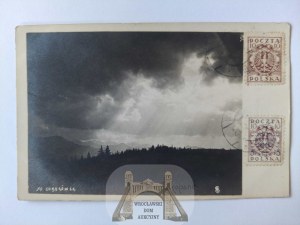 Tatra Mountains, on Gubałówka 1920, censorship Wr.1, Warsaw