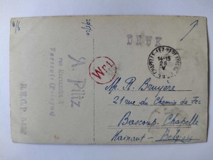 Tatra Mountains, on Gubałówka 1920, censorship Wr.1, Warsaw