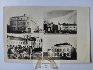 New Market, 4 views, Market Square, buildings circa 1940.