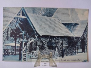 Krynica, promenade at Maria's Spa ca. 1910