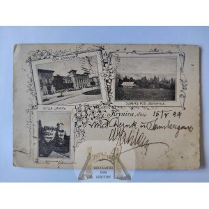 Krynica, willa, Dom Zdrojowy, szałas 1899