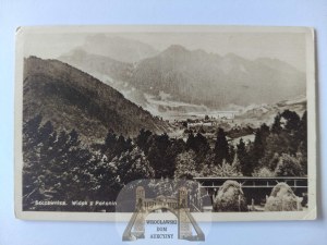 Szczawnica, view from Poloniny 1929