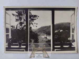 Zegiestow Zdroj, panorama from the window circa 1930.