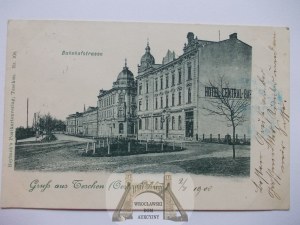 Cieszyn,Teschen, Dworcowa Street, 1900