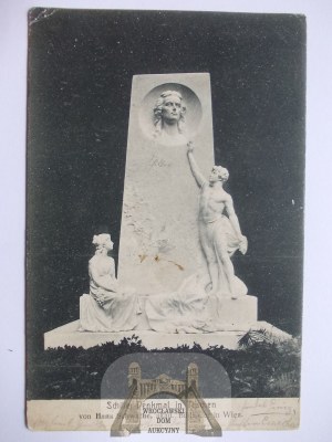 Cieszyn,Teschen, Schiller monument, ca. 1910