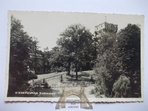 Cieszyn,castle park, circa 1939.