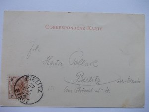 Cieszyn,Teschen, Deutsches Haus restaurant, 1899