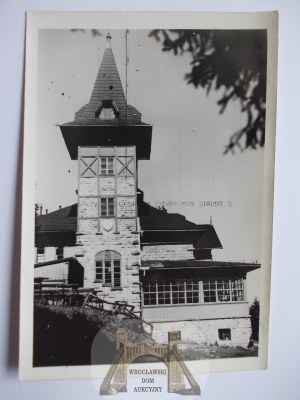Beskidy Mountains, Szyndzielnia, hostel, ca. 1942.