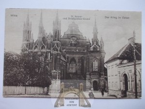 Lithuania, Vilnius, St. Anne's Church, ca. 1917