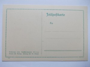Lithuania, Vilnius, old mansion, graphic, ca. 1916