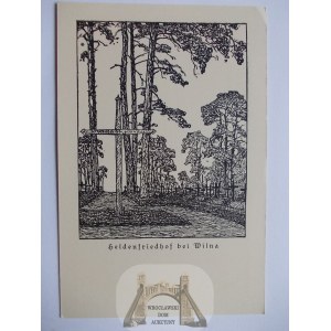 Litwa, Wilno, cmentarz, ok. 1916