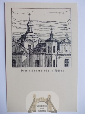 Lithuania, Vilnius, Dominican Church, ca. 1916