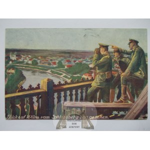 Litwa, Wilno, żołnierze, punkt obserwacyjny, 1916