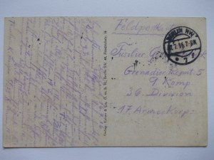 Lithuania, Vilnius, soldiers, observation post, 1916