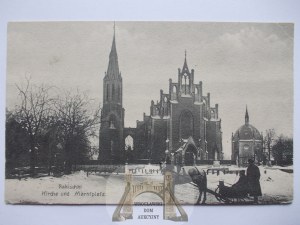 Lithuania, Rakiški, Rokiškės, Market, 1917