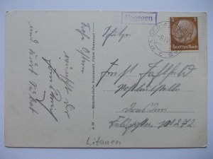 Lithuania, Pojegi, Pogegen, rest house, 1939