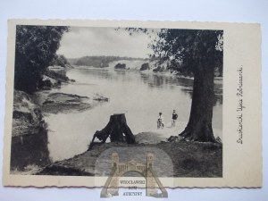 Lithuania, Druskininkai, mouth of the Rotniczanka River, circa 1930.