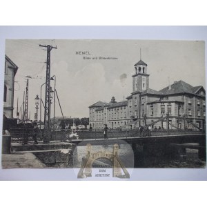 Litwa, Memel, Klaipėda, Kłajpeda, giełda, ok. 1912