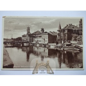 Litwa, Memel, Klaipėda, Kłajpeda, nabrzeże, ok. 1918