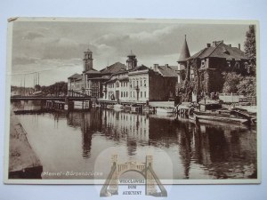 Lithuania, Memel, Klaipėda, Klaipėda, Klaipėda, waterfront, ca. 1918