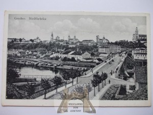 Belarus, Grodno, bridge, 1918