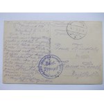Białoruś, Linowo, ulica zimą, 1918
