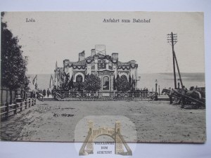 Belarus, Lida, railway station, 1916