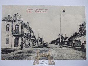 Belarus, Pinsk, Brest Street, ca. 1910 (mailed 1915)