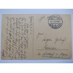 Białoruś, Pińsk, drewniana zabudowa miasta, 1916