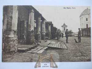 Belarus, Pinsk, Market Square, 1916