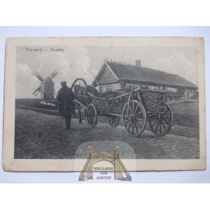 Białoruś, Prużana, wiatrak wóz, 1917