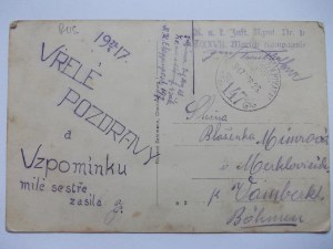 Belarus, Pruzhany, windmill cart, 1917
