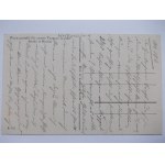 Białoruś, Słonim, ulica, ostrzeżenie przed epidemią cholery, ok. 1916