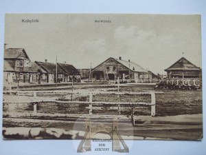 Belarus, Kobylnik, Market Square, ca. 1916