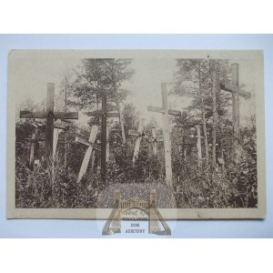Białoruś, Kobylnik, cmentarz, ok. 1916