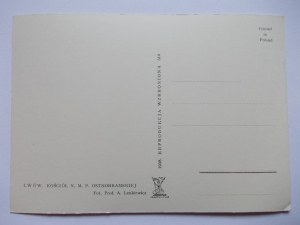 Ukraine, Lviv, N. M. P. Ostrobramska church, Atlas Bookstore, photo by Lenkiewicz, 1938