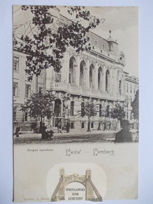 Ukraine, Lviv, national casino, ca. 1900