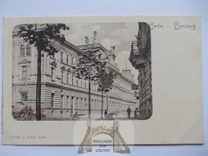 Ukraine, Lviv, post and telegraph building, ca. 1900