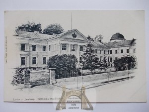 Ukraine, Lviv, Ossolinski Library, ca. 1900.