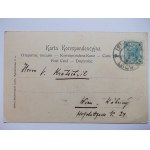 Ukraina, Lwów, ratusz, targowisko, ok. 1901