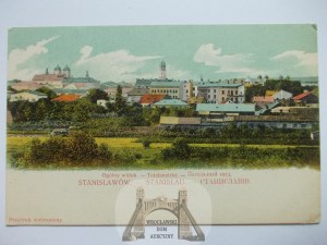 Ukraine, Stanislaviv, panorama, ca. 1900