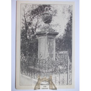 Ukraina, Krzemieniec, pomnik Słowackiego, ok. 1930