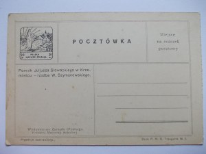 Ukraine, Krzemieniec, monument to Slowacki, 1930