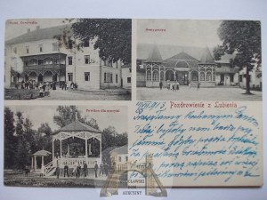 Ukraine, Lubien, hotel, pavilion, ca. 1913