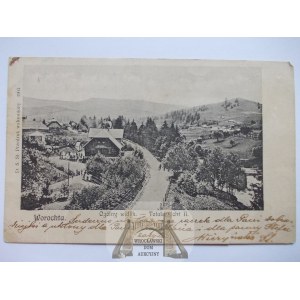 Ukraina, Worochta, panorama, 1904