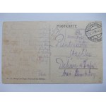 Ukraina, Podszumlańce k. Stanisławów, chałupy, 1918