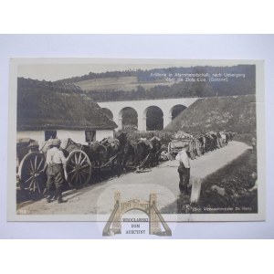 Ukraina, Złota Lipa, kolumna wojskowa, ok. 1916