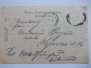 Ukraine, Sambor, city park, 1901