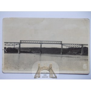 Ukraina, Zaleszczyki, most, ok. 1932
