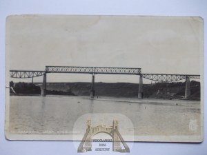 Ukraine, Zaleszczyki, bridge, ca. 1932